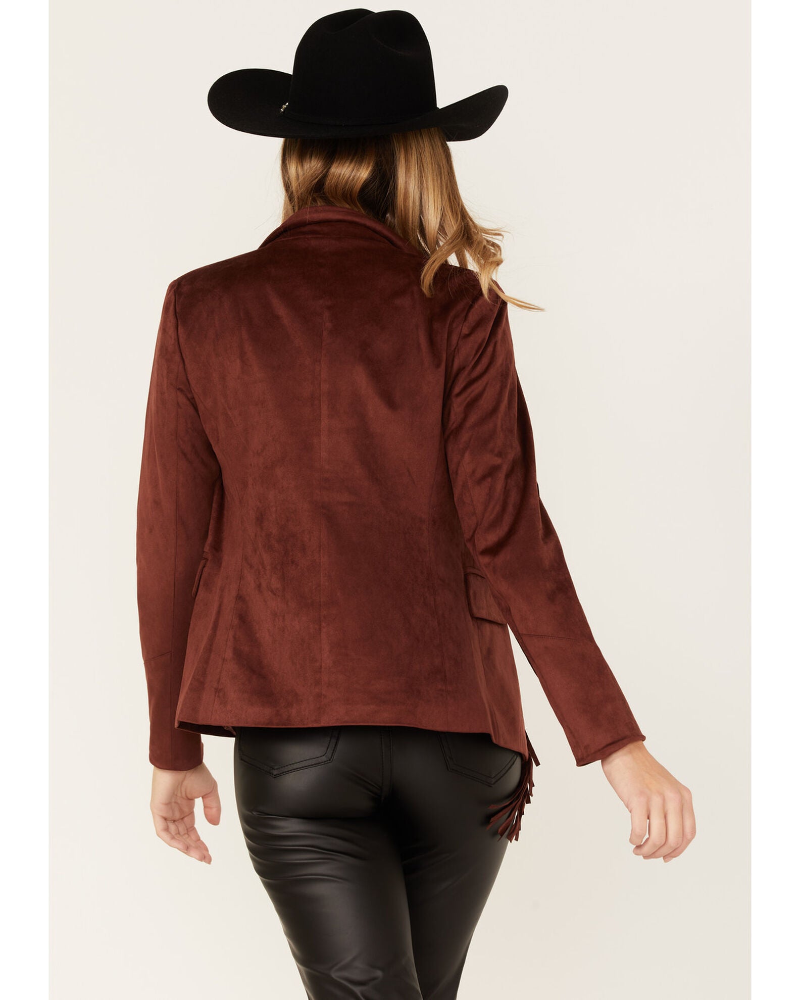 Suede Fringe Cheyenne Blazer