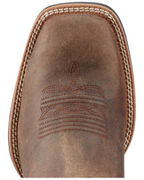 Ariat Men's Sport Western Performance Boots - Broad Square Toe, Brown, hi-res