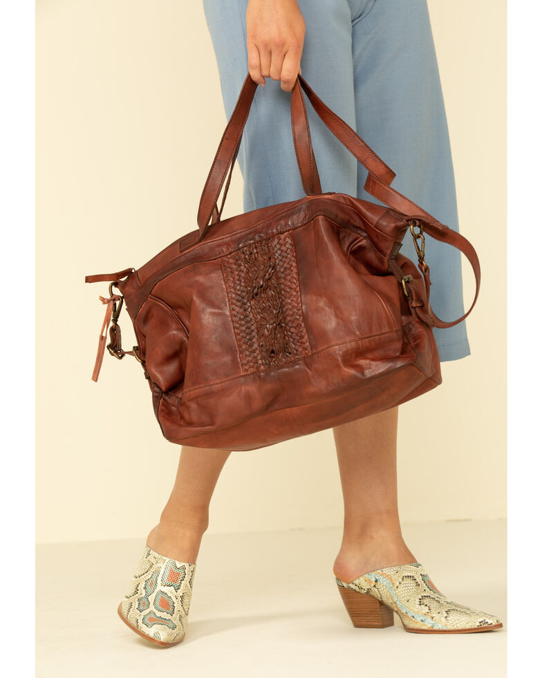 Idyllwind Women's It's Never Full Satchel Bag, Brown, hi-res