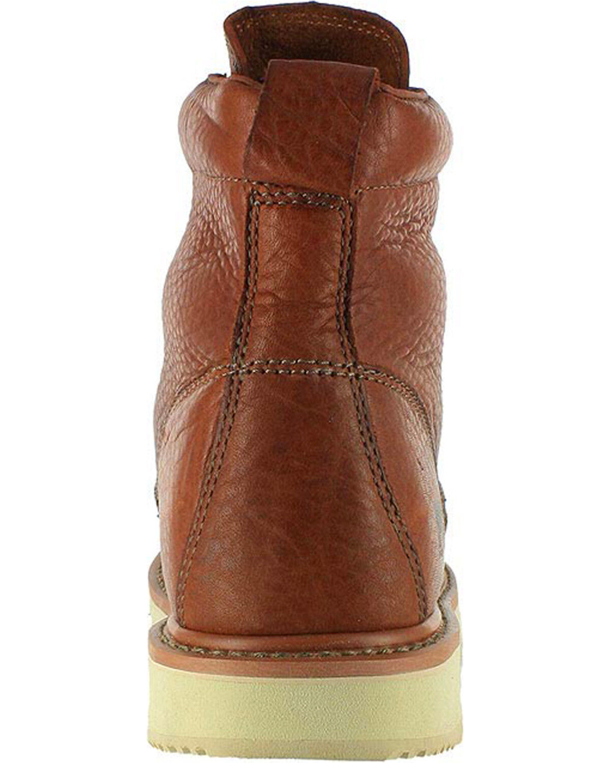 Image #7 - Timberland PRO Men's 6" Wedge Boots - Moc Toe, Brown, hi-res
