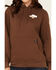 Image #3 - Troll Co Women's Savage Hoodie, Chestnut, hi-res
