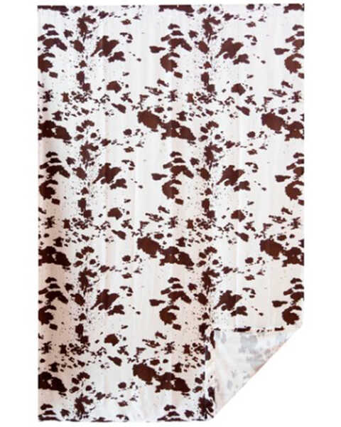 Image #4 - Wrangler Cowhide Curtain Panels, Brown, hi-res