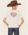 Image #4 - Wrangler Boys' Americana Horseshoe Short Sleeve Graphic T-Shirt, White, hi-res