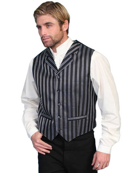 Rangewear by Scully Double Pinstripe Vest - Big & Tall, , hi-res