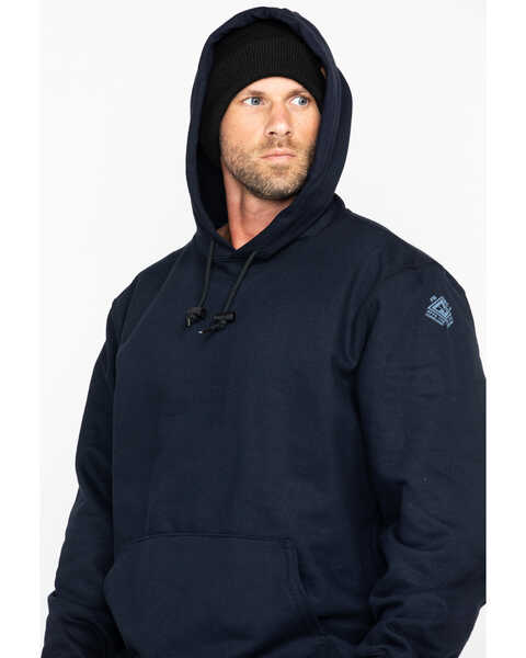 Image #5 - NSA TECGEN Men's FR Heavyweight Pullover Work Sweatshirt - 2X-3X , Navy, hi-res