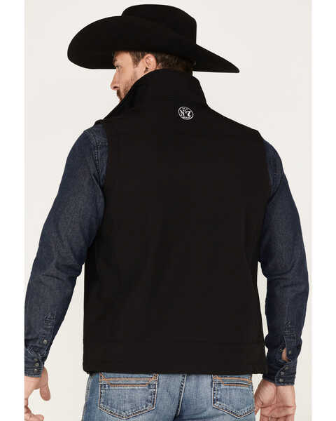 Jack Daniel's Men's Old No 7 Softshell Vest, Black, hi-res