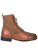 Dingo Men's Andy Lace Boots - Round toe, Camel, hi-res