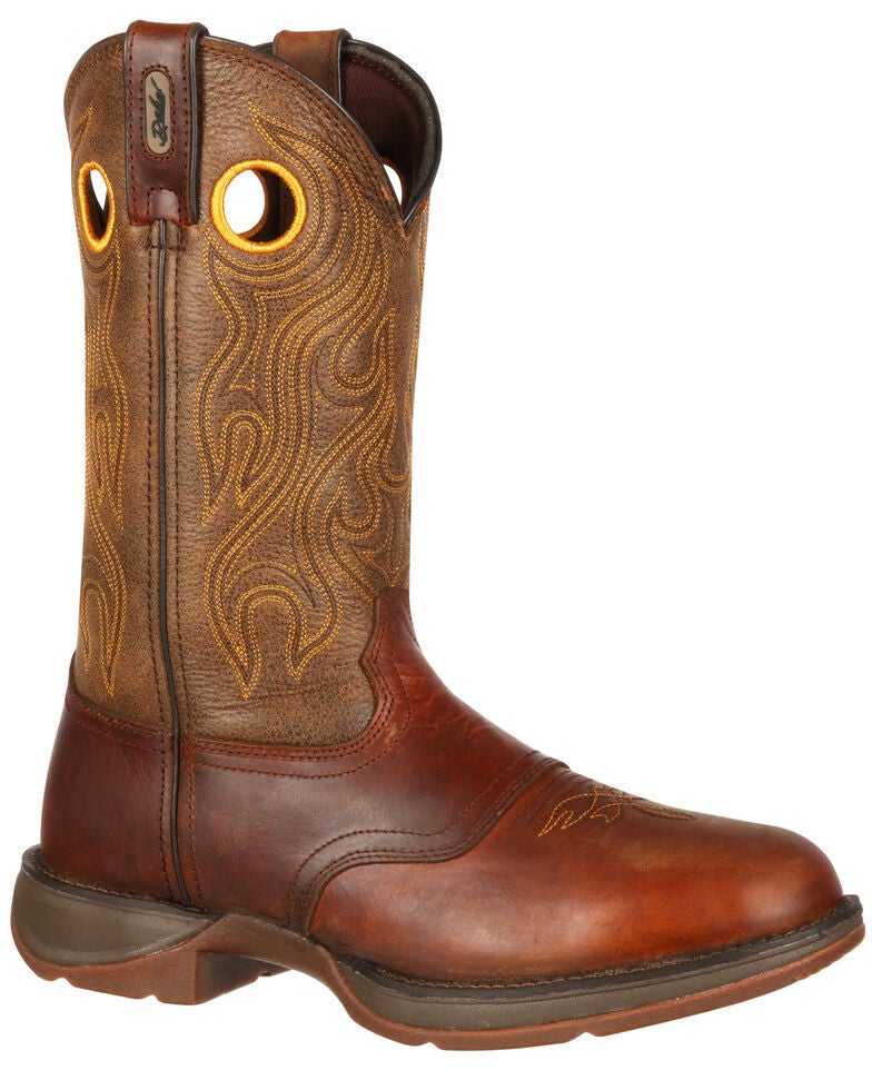 Durango Rebel Men's Brown Saddle Western Boots Round Toe Sheplers