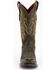 Image #4 - Ferrini Women's Blaze Moss Western Boots - Broad Square Toe, Green, hi-res