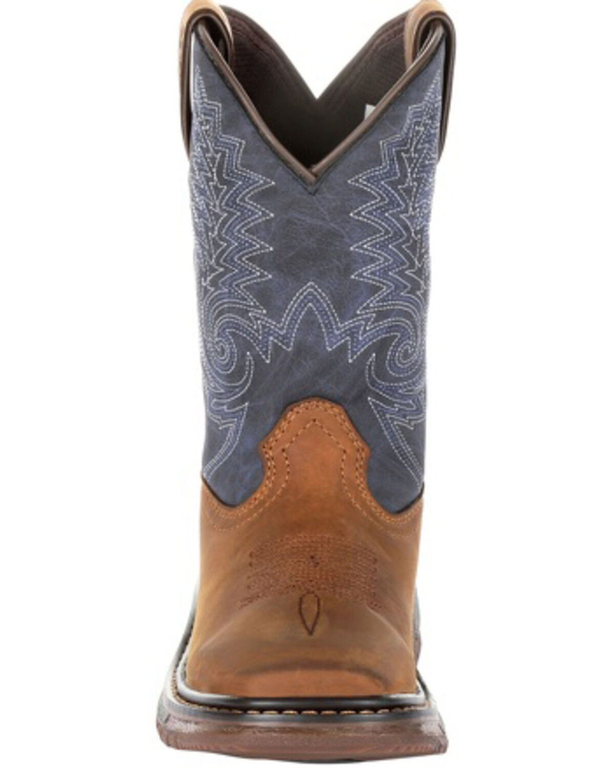 Image #5 - Rocky Boys' Ride FLX Western Boots - Square Toe, Brown, hi-res
