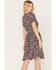 Image #4 - Wrangler Women's Ditsy Snap Front Mini Dress, Red/white/blue, hi-res
