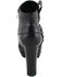 Image #7 - Milwaukee Leather Women's Block Heel Harness Booties - Round Toe, Black, hi-res