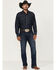 Image #1 - Wrangler 20X Men's Stirrup Dark Wash Slim Bootcut Stretch Denim Jeans - Tall, Dark Wash, hi-res