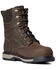 Image #1 - Ariat Women's Dark Brown Riveter 8" H20 400G CSA Glacier Grip Work Boot - Round Toe, , hi-res