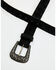 Image #2 - Cody James Men's Nubuck Suede Caiman Leather Belt, Black, hi-res