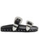 Image #2 - Azalea Wang Women's Tegan Buckle Sandals, Black, hi-res