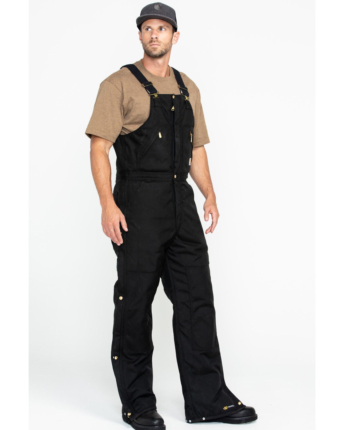 carhartt arctic bibs black