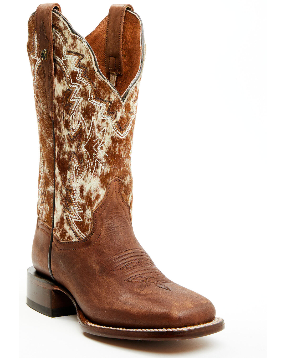 Image #1 - Dan Post Women's Clarabelle Western Boots - Broad Square Toe, Brown, hi-res