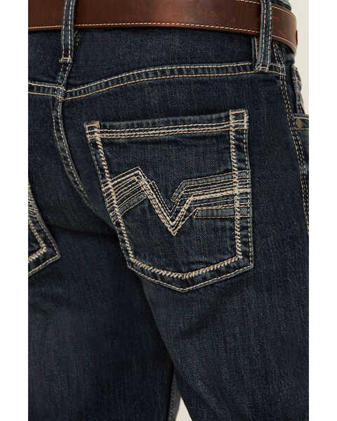 Image #2 - Cody James Boys' Dark Wash Moonlight Slim Bootcut Stretch Denim Jeans , Dark Wash, hi-res