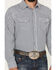 Image #3 - Blue Ranchwear Men's Yucca Plaid Print Long Sleeve Snap Western Shirt, Indigo, hi-res