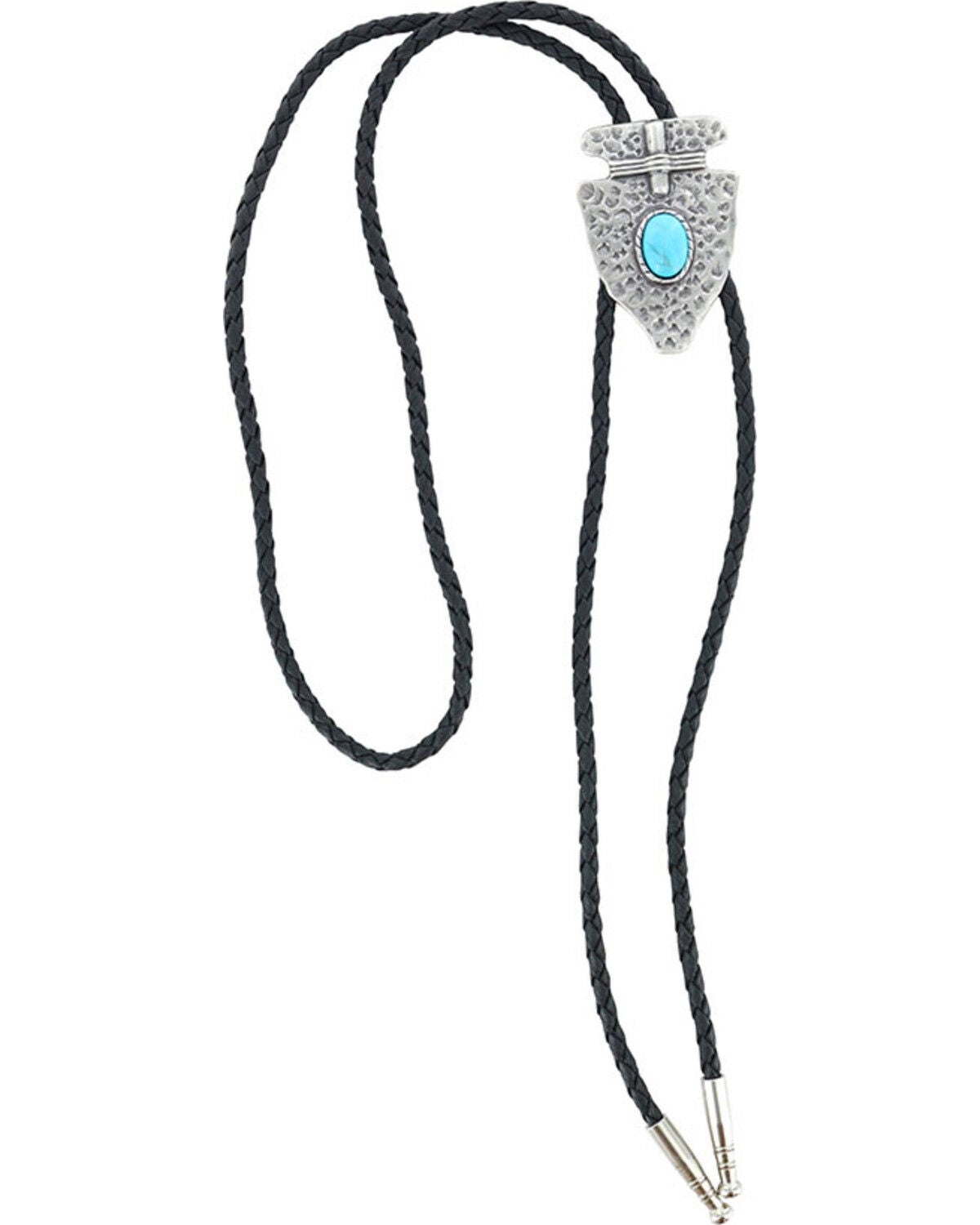 Cody James Men's Native Arrow Bolo Tie, Silver, hi-res