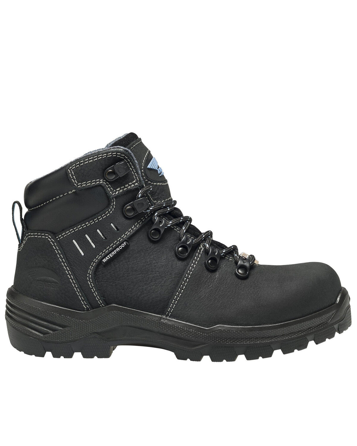 Image #2 - Avenger Women's Foundation Waterproof Work Boots - Composite Toe, Black, hi-res