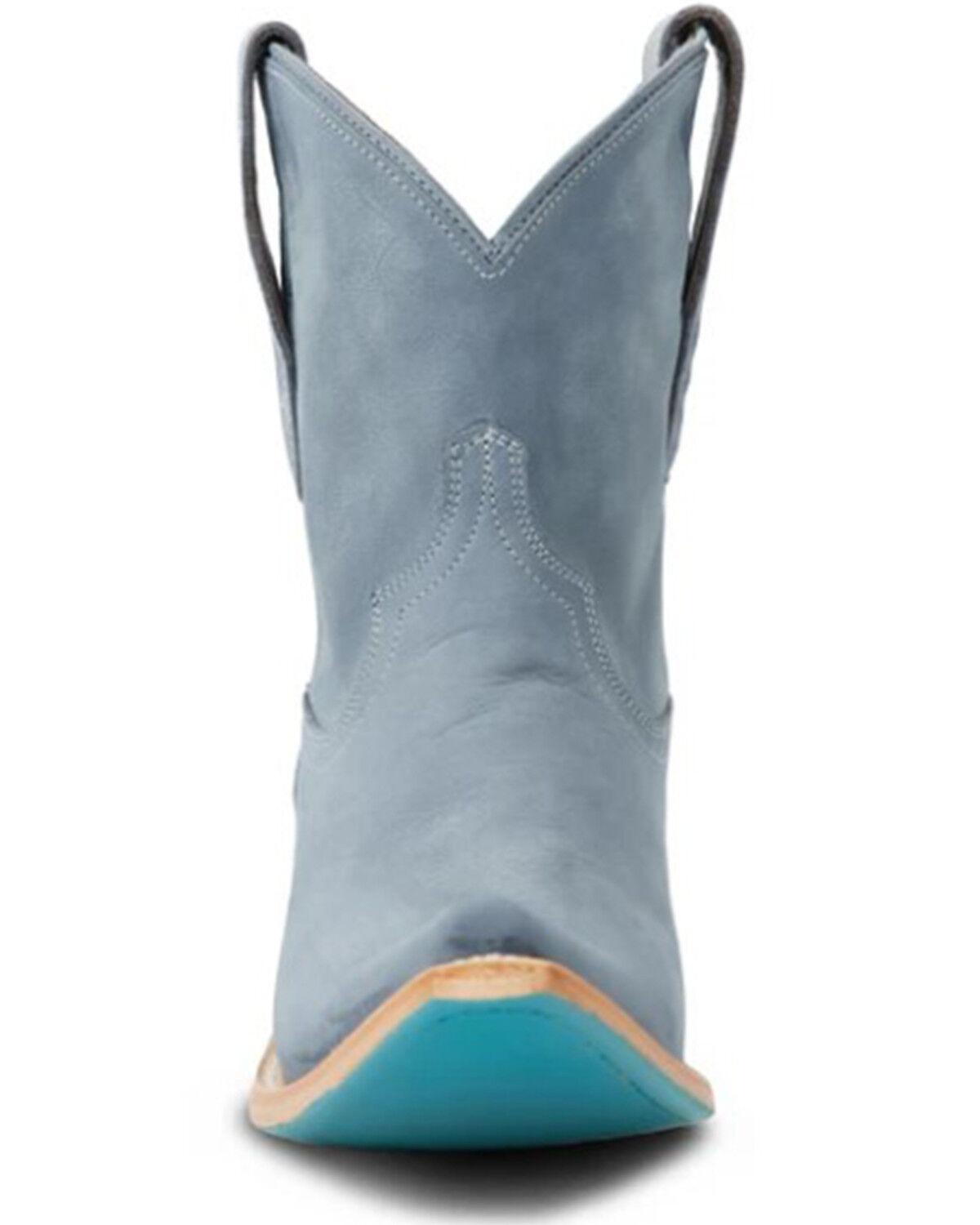 Image #4 - Lane Women's Emma Jane Western Booties - Snip Toe, Blue, hi-res