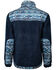 Image #2 - Hooey Boys' Southwestern Print Color Block Tech Jacket, Blue, hi-res