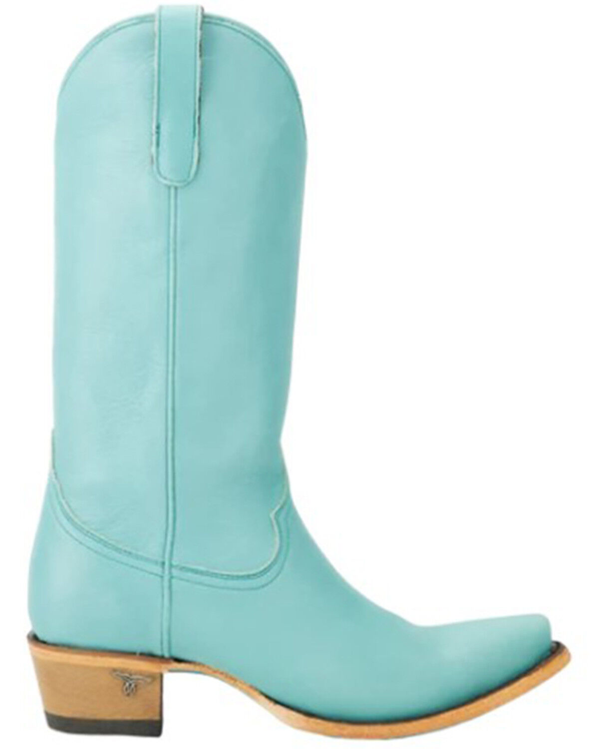 Image #2 - Lane Women's Emma Jane Tall Western Boots - Snip Toe, Turquoise, hi-res