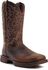 Durango Men's Rebel Pull On Western Work Boots - Steel Toe, Brown, hi-res