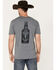 Image #4 - Cody James Men's Hard Headed Graphic Short Sleeve T-Shirt, Grey, hi-res
