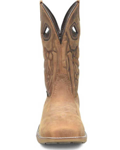 Double H Men's Phantom Rider Western Work Boots - Composite Toe, Brown, hi-res