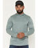 Image #1 - Carhartt Men's Force Sun Defender&trade; Relaxed Fit Logo Hooded Shirt, Green, hi-res
