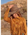 Image #1 - Wrangler x Lainey Wilson Women's Fringe Long Sleeve Snap Western Shirt, Caramel, hi-res