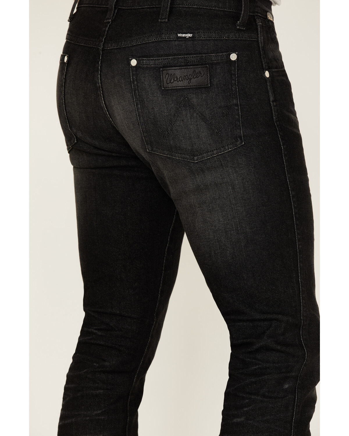 Image #4 - Wrangler X Fender Men's Larston Acoustic Legends Tapered Slim Fit Jeans, Black, hi-res