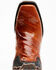 Dan Post Men's Eel Exotic Western Boots - Square Toe , Brown, hi-res