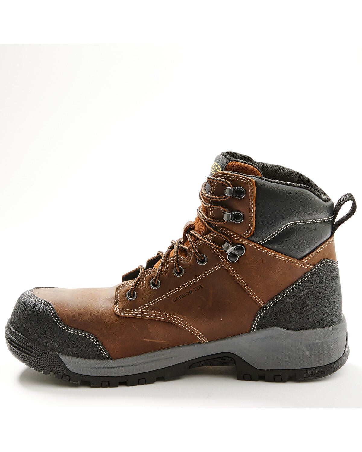 Image #3 - Keen Men's 6" Evanston Waterproof Work Boots - Carbon Toe, Black, hi-res