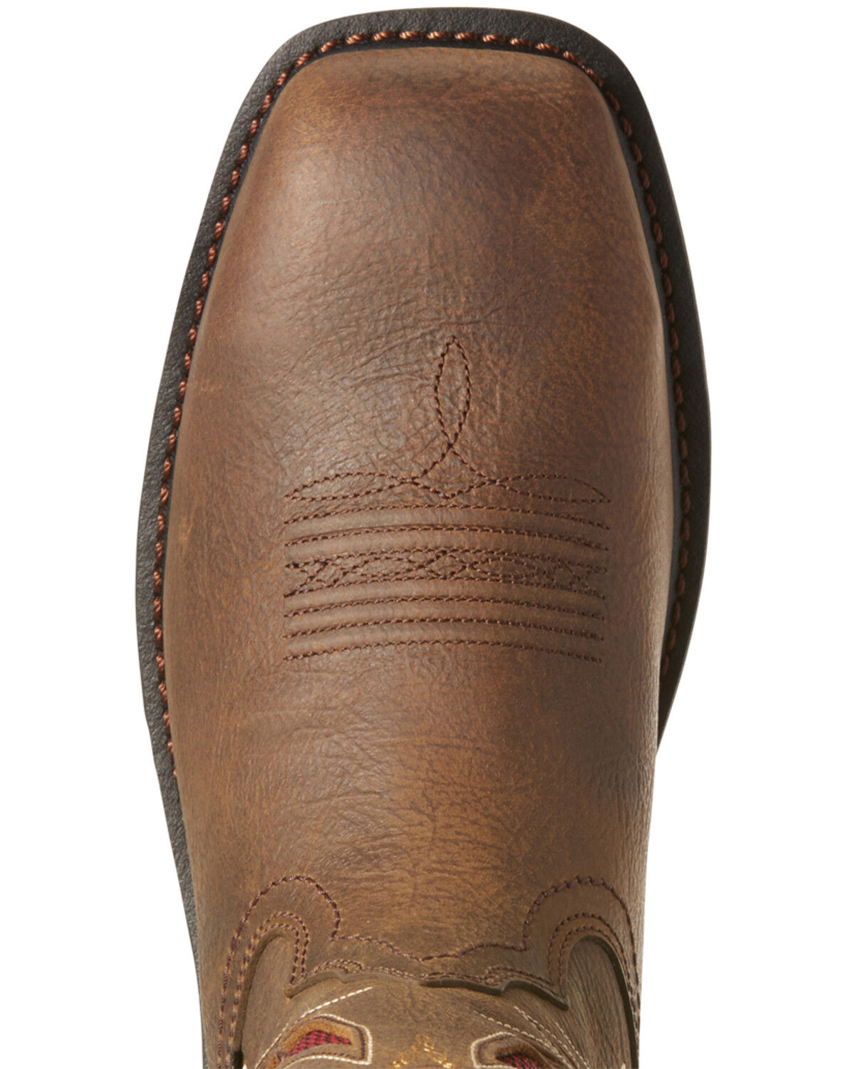 Image #4 - Ariat Men's Rigtek VentTEK Rye Western Work Boots - Composite Toe, Brown, hi-res