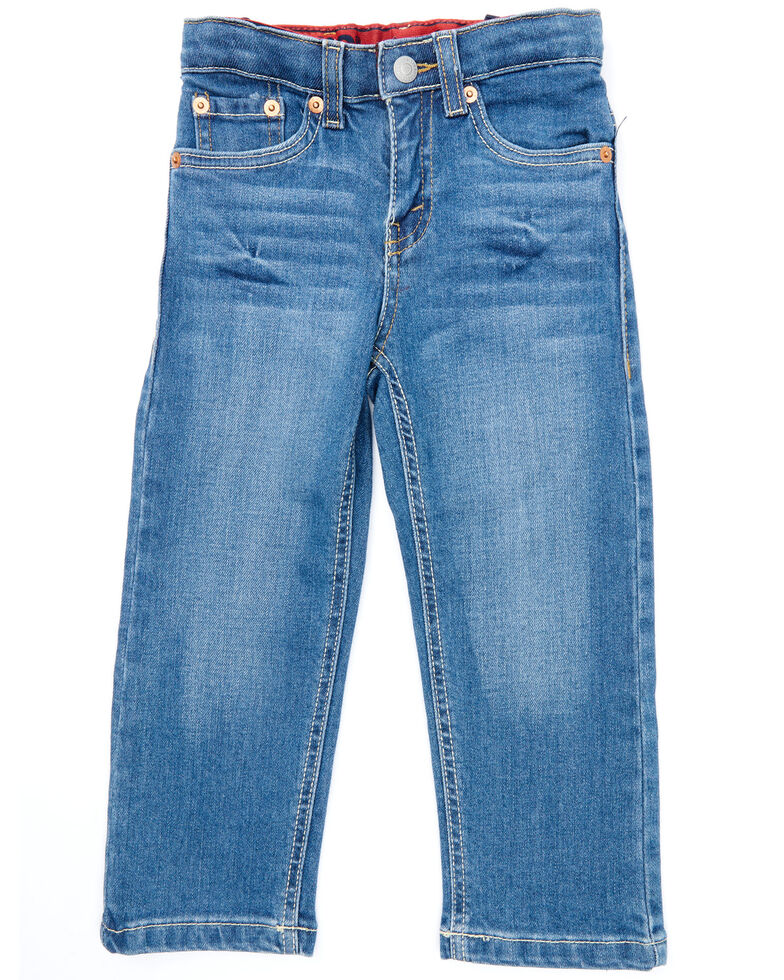 Levi's Toddler Boys' 514 Medium Wash Flex Stretch Straight Leg Jeans  , Blue, hi-res