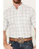 Ariat Men's Alec Plaid Print Short Sleeve Button-Down Shirt - Big, White, hi-res