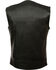 Image #2 - Milwaukee Leather Men's Collarless Zip Front Club Style Vest, Black, hi-res