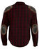 Milwaukee Performance Men's Aramid Reinforced Checkered Flannel Biker Shirt - Big & Tall, Black/red, hi-res