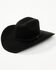 Image #1 - Justin Montana 3X Felt Cowboy Hat, Black, hi-res