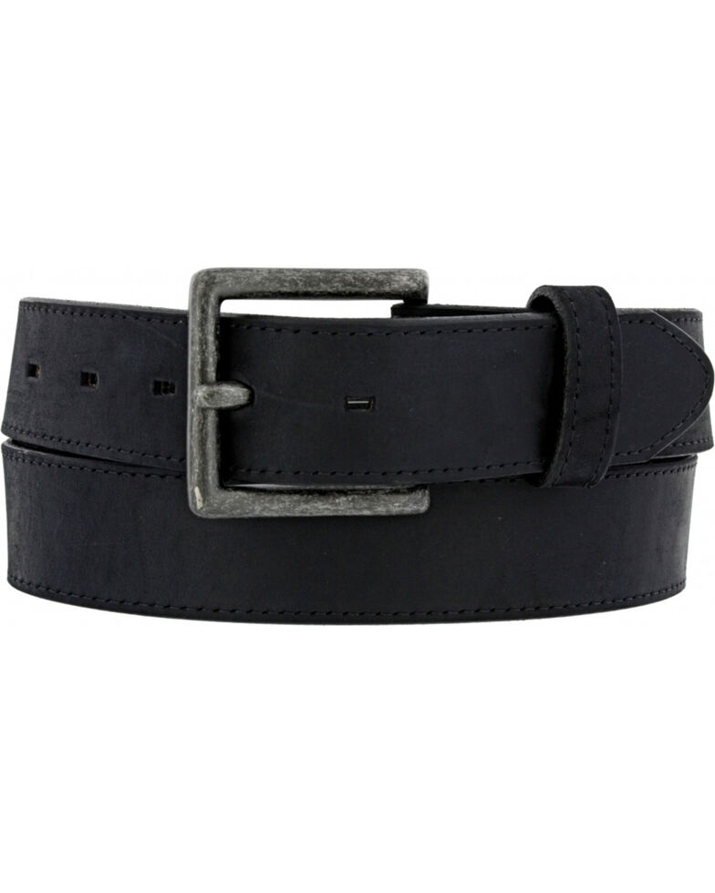 Chippewa Men's Black Sycamore Leather Belt , Black, hi-res