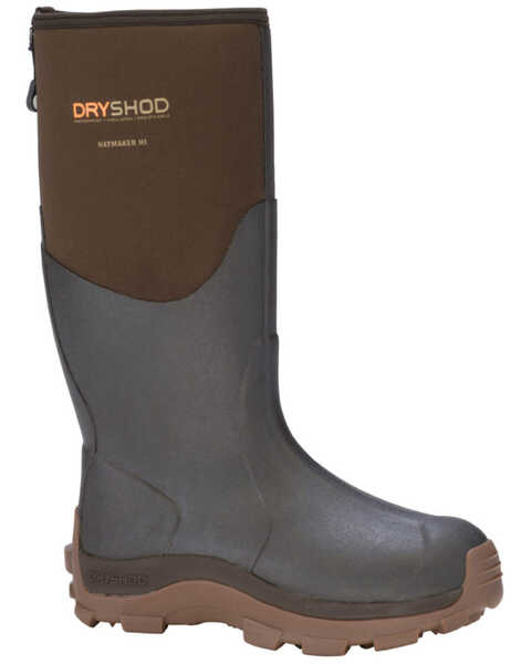Image #2 - Dryshod Men's HI Haymaker Hard Working Farm Boots, Brown, hi-res