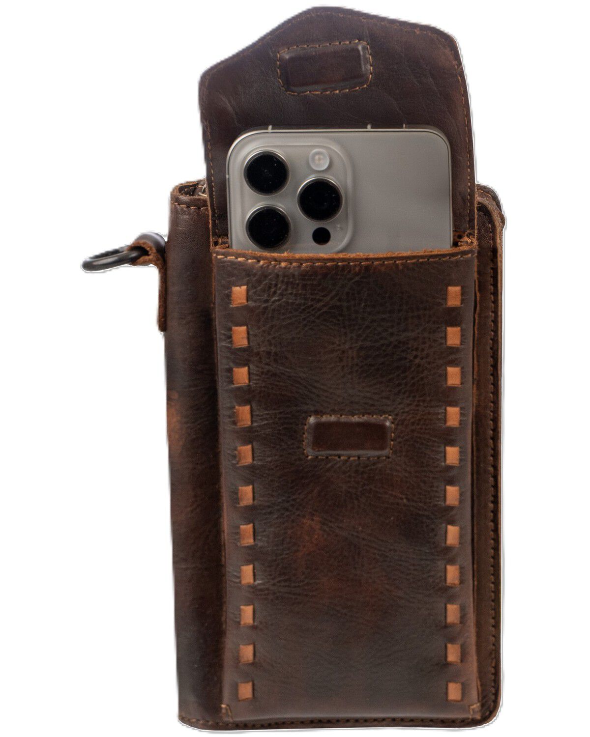 Image #5 - STS Ranchwear by Carroll Women's Bandera Quickdraw Crossbody Wallet, Chocolate, hi-res