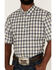 Image #3 - RANK 45® Men's Sponsor Plaid Print Short Sleeve Button-Down Western Shirt , Multi, hi-res