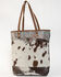 Image #6 - Myra Bag Women's Sooty Specks Canvas & Hair-On Tote, Black, hi-res
