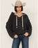 Image #1 - POL Women's Cable Knit Sweater Hoodie , , hi-res