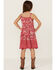 Image #3 - Angie Girls' Paisley Print Spaghetti Strap Dress, , hi-res
